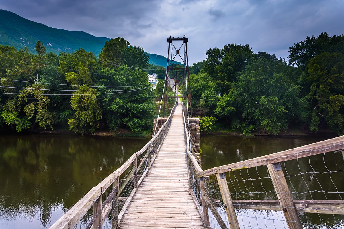 Visit Botetourt County And The Buchanan Swinging Bridge